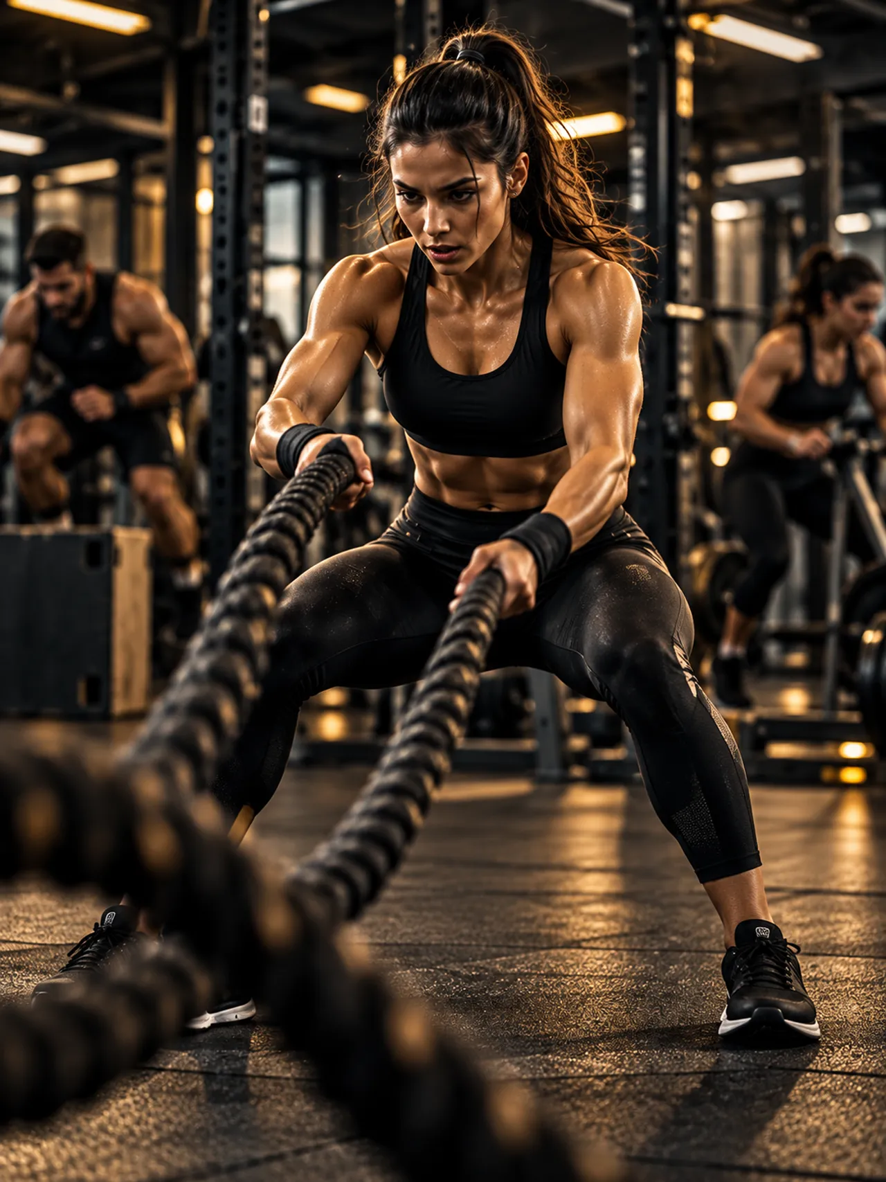 CrossFit zone at Shadow Fitness